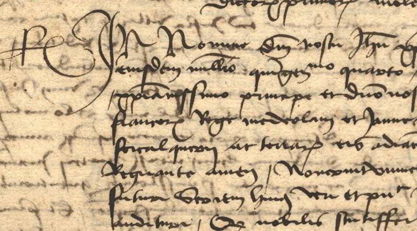 Invocation et date de l'acte de société du 11 mars 1504